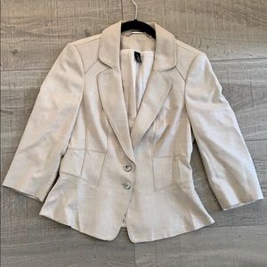 Adorable sand colored blazer